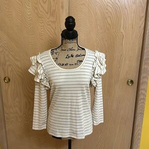 Lauren ruffled shirt